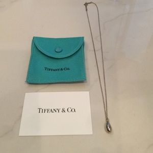 Tiffany & Co. Silver Teardrop Necklace